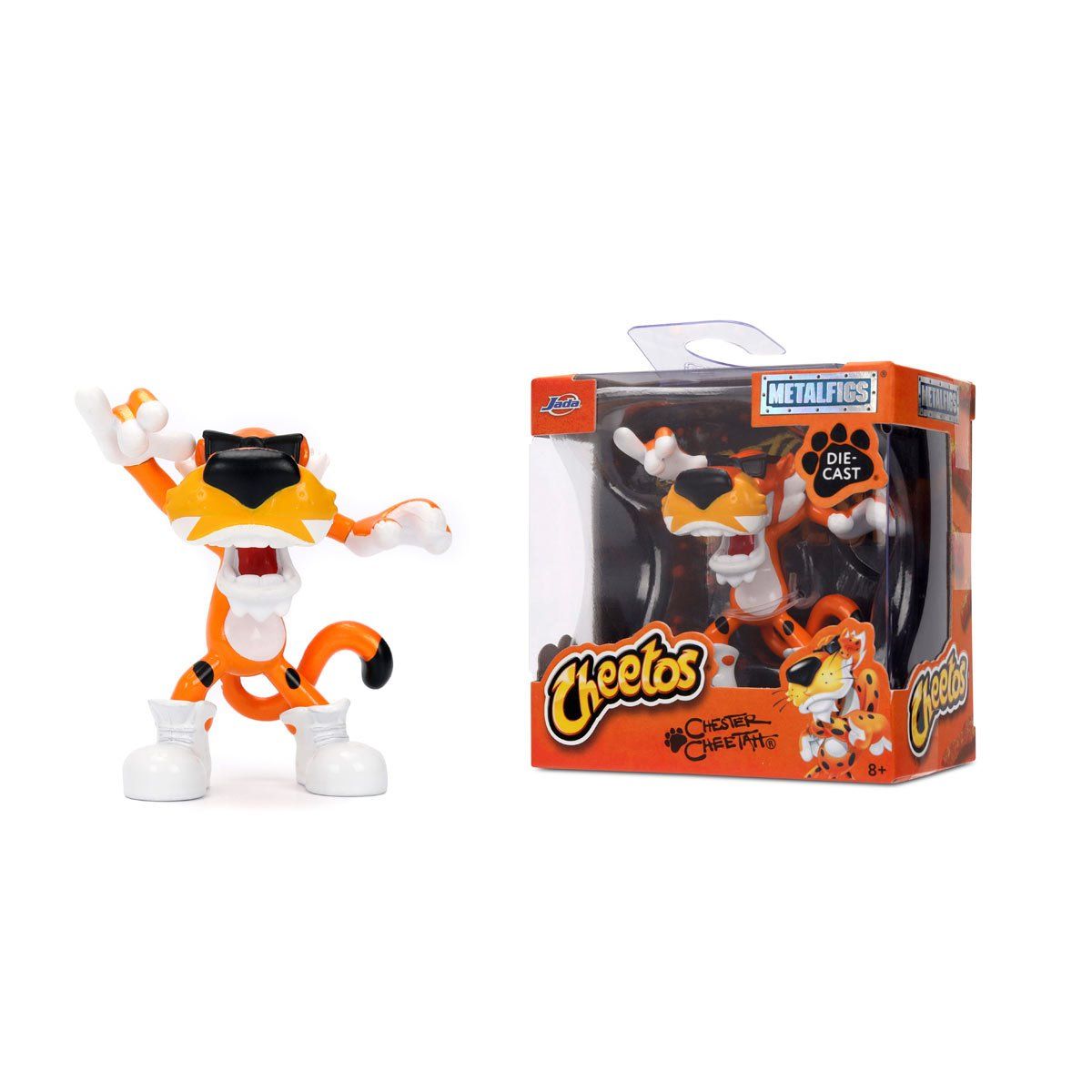 Cheetos 2 1/2"H Chester Cheetah Metalfigs Die-Cast Figure - Mouth Open
