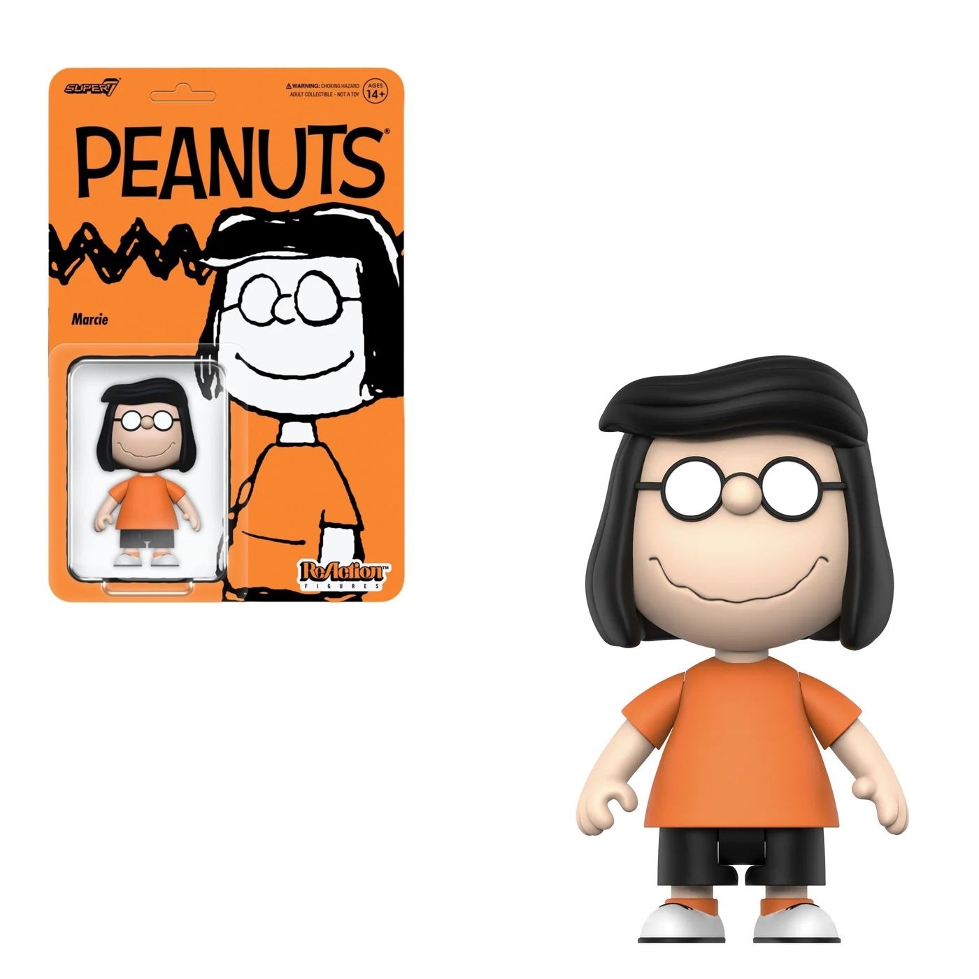 Peanuts 3 3/4"H Marcie ReAction Figure