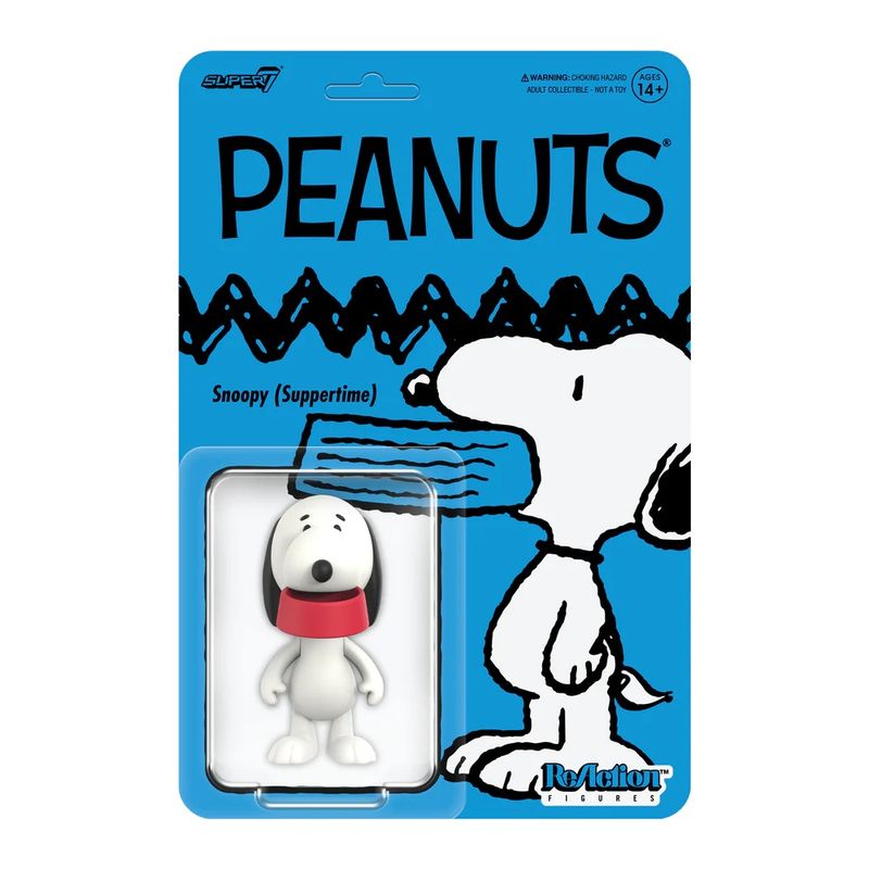 Peanuts 3 3/4"H Snoopy Suppertime ReAction Figure