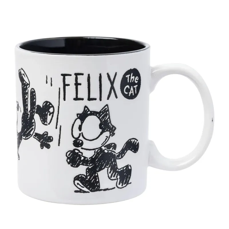 Felix the Cat Hand Drawn  20 oz. Ceramic Mug