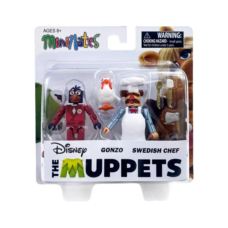 The Muppets MiniMates Series 1 Figures - Gonzo and Swedish Chef