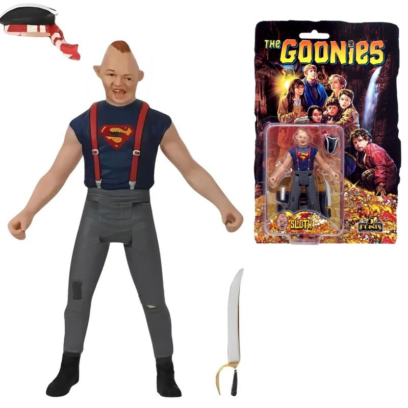 The Goonies 3 3/4"H SLOTH 5 Points Action Figure by Mezco