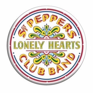 The Beatles Sgt. Pepper LARGE Round Magnet