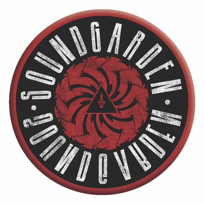 Soundgarden Logo LARGE Round Metal Magnet