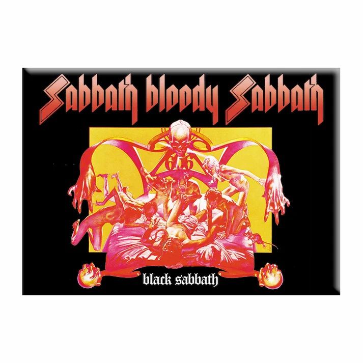 Black Sabbath - Sabbath Bloody Sabbath LARGE Magnet