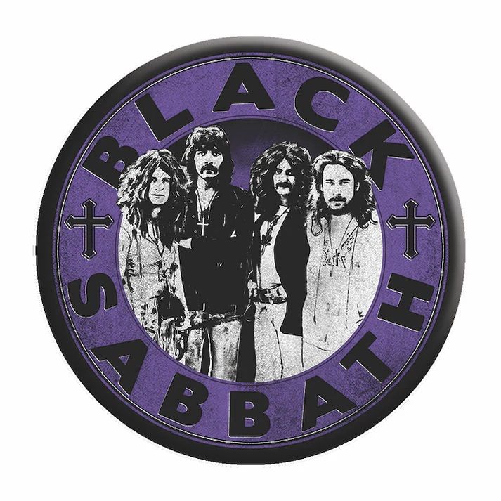 Black Sabbath LARGE Round Magnet