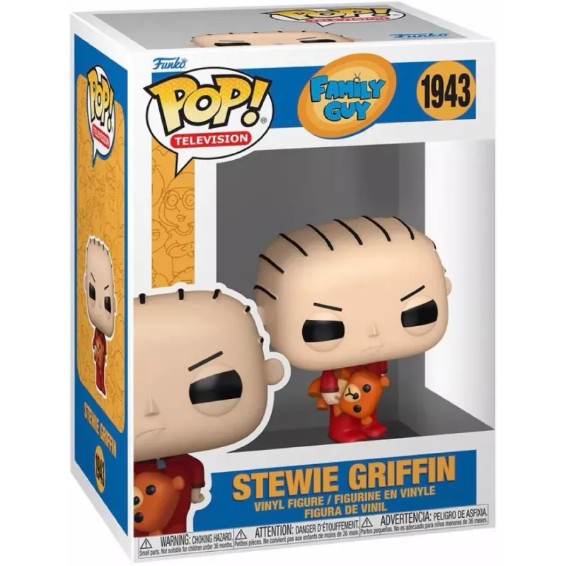Family Guy Stewie Griffin with Rupert 3"H POP! Animation Vinyl Figure #1943
