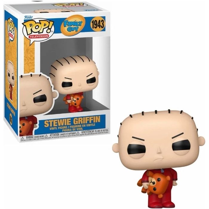 Family Guy Stewie Griffin with Rupert 3"H POP! Animation Vinyl Figure #1943