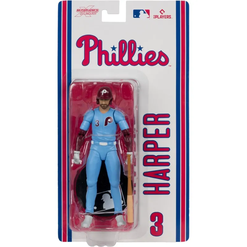 MLB Bryce Harper Philadelphia Phillies 6"H Action Figure SportsPicks Wave 1 by McFarlane
