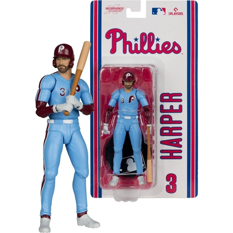 MLB Bryce Harper Philadelphia Phillies 6"H Action Figure SportsPicks Wave 1 by McFarlane