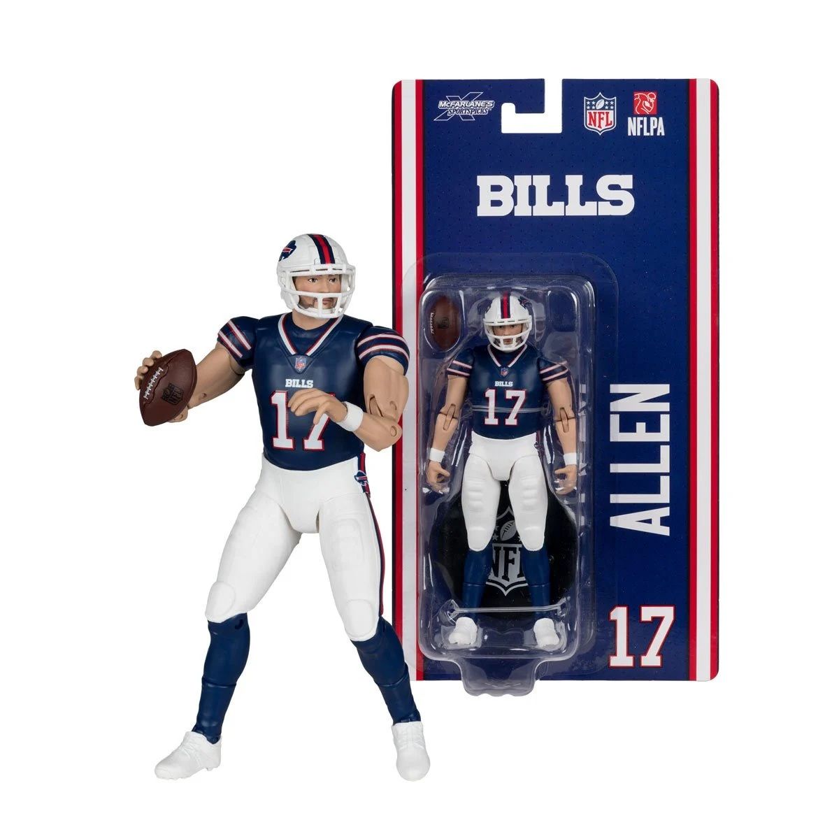 NFL Josh Allen Buffalo Bills 6"H Action Figure SportsPicks Wave 1  by McFarlane