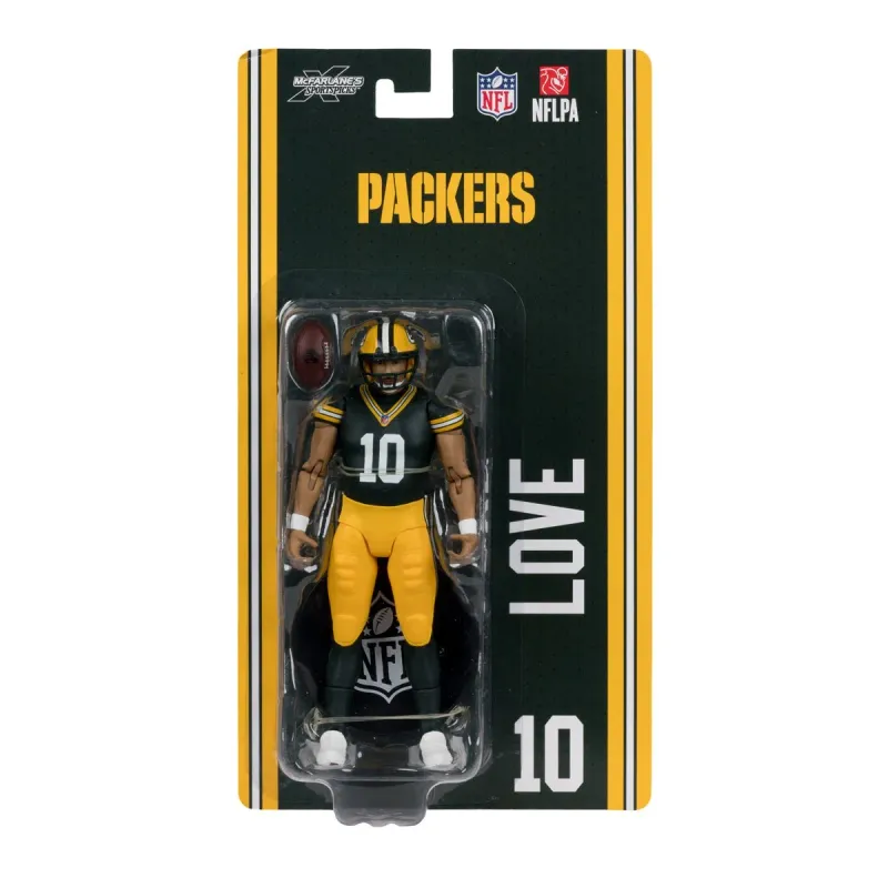 NFL Jordan Love Green Bay Packers 6"H Action Figure SportsPicks Wave 1  by McFarlane