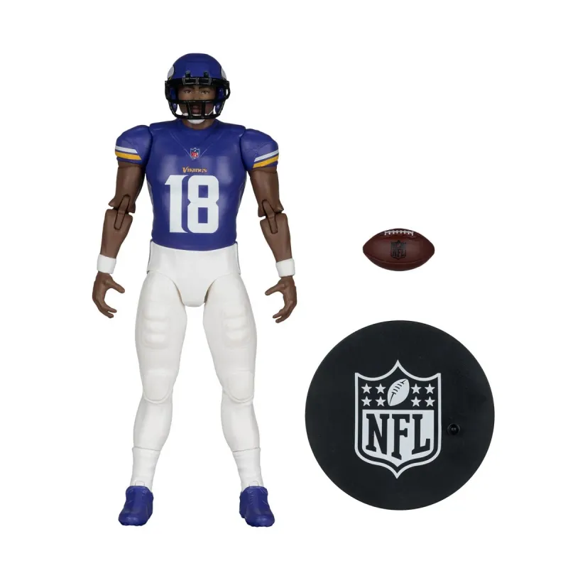 NFL Justin Jefferson Minnesota Vikings 6"H Action Figure SportsPicks Wave 1  by McFarlane