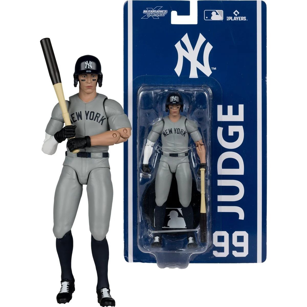 MLB Aaron Judge N.Y. Yankees 6"H Action Figure SportsPicks Wave 1 by McFarlane