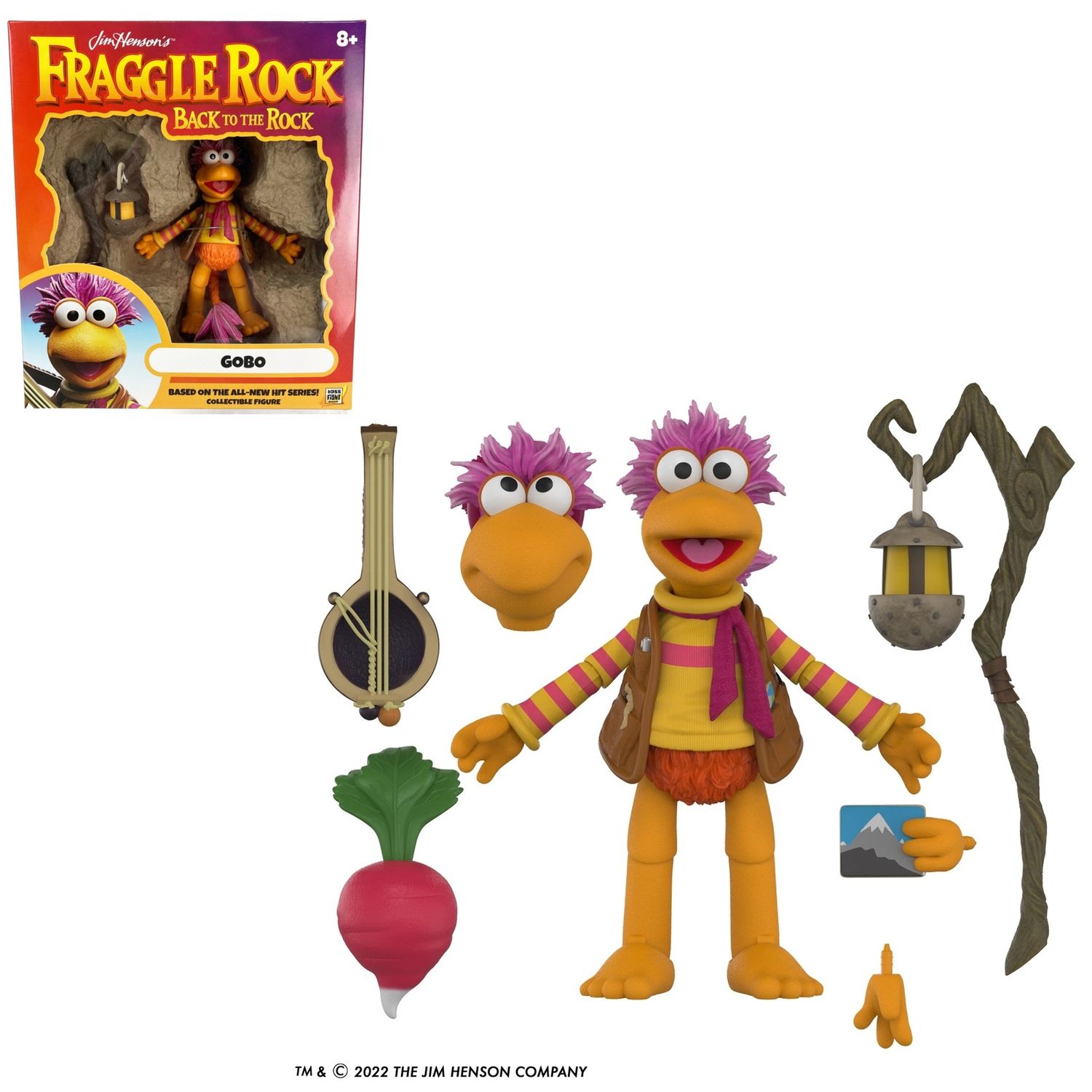 Fraggle Rock Back to the Rock 5"H Gobo Action Figure by Boss Fight Studios