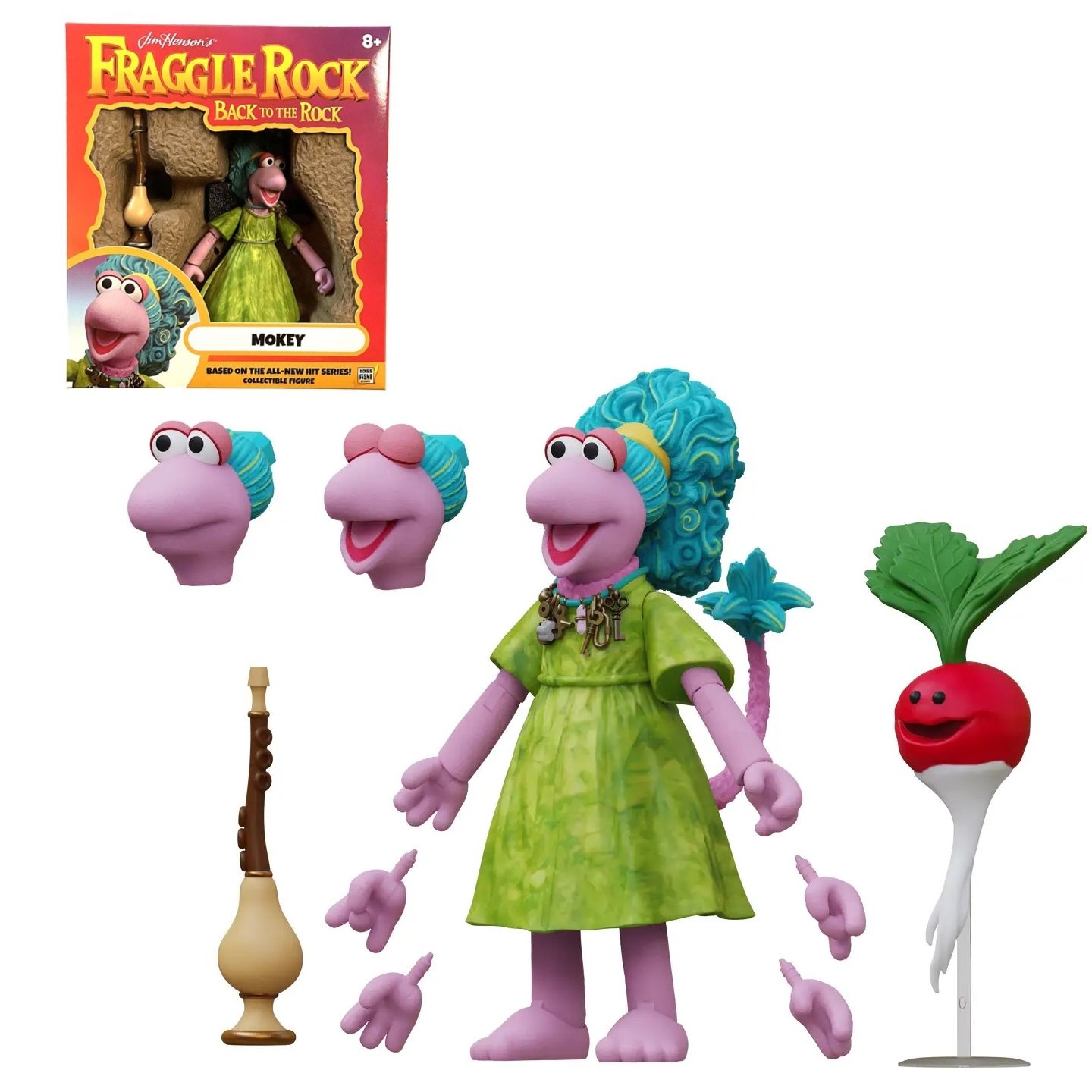 Fraggle Rock Back to the Rock 5"H Mokey Action Figure by Boss Fight Studios