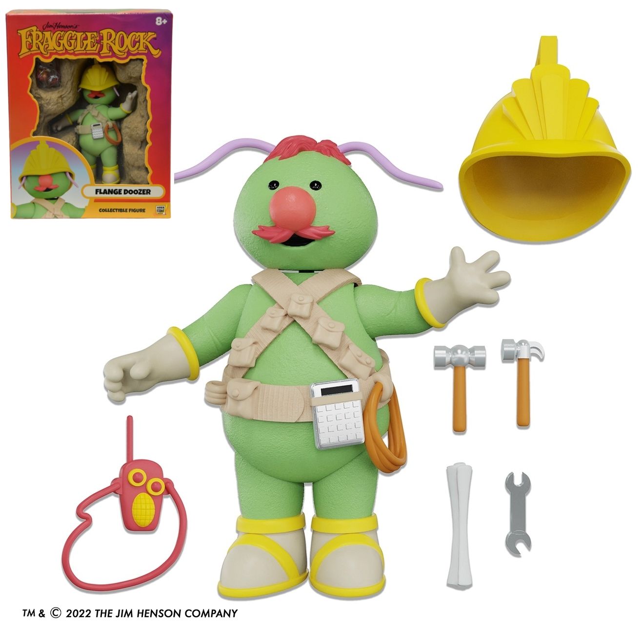 Fraggle Rock Back to the Rock 3"H Flange Doozer Action Figure by Boss Fight Studios