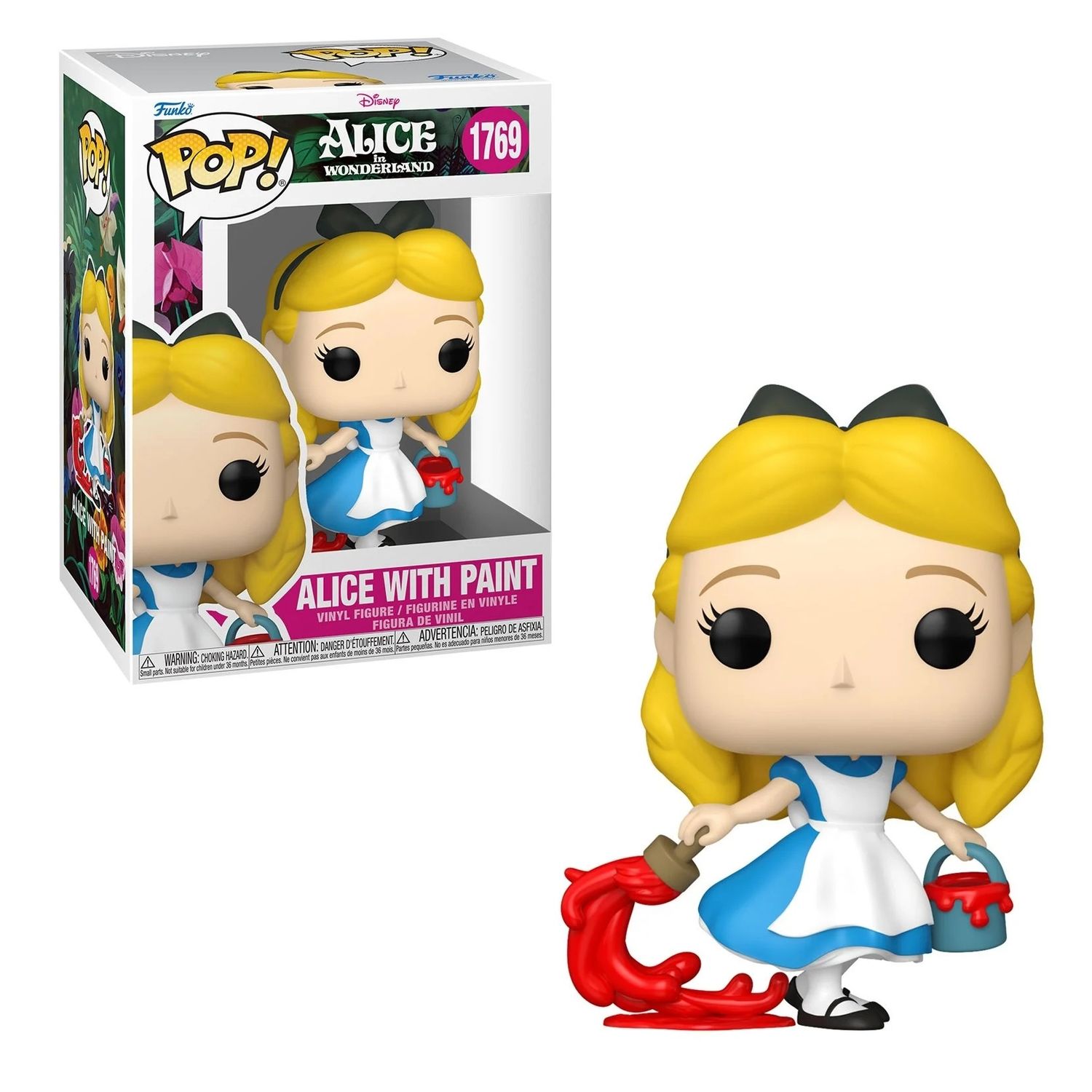 Alice in Wonderland 4"H Alice with Paint POP! Vinyl Figure #1769