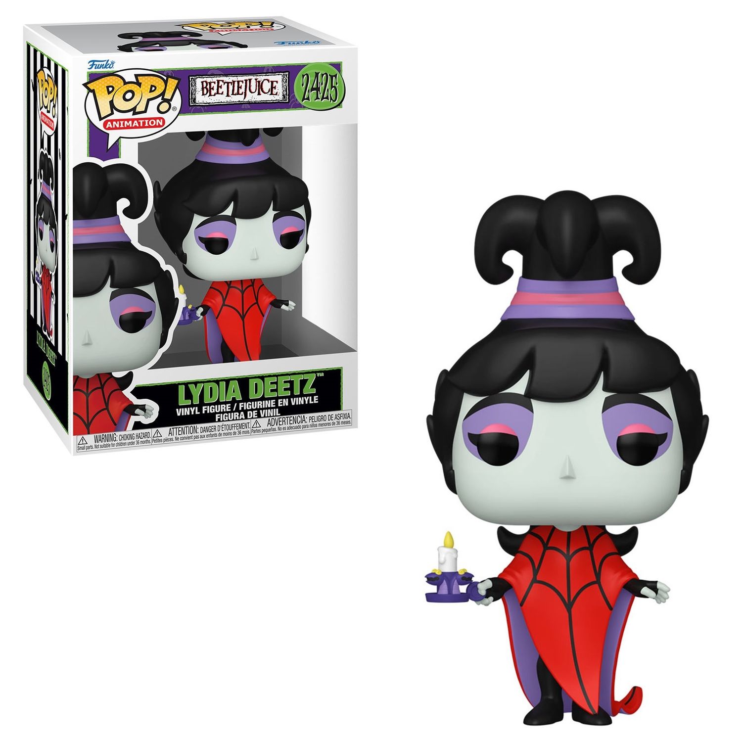 Beetlejuice Animated 5"H Lydia Deetz POP! Animation Vinyl Figure #2425