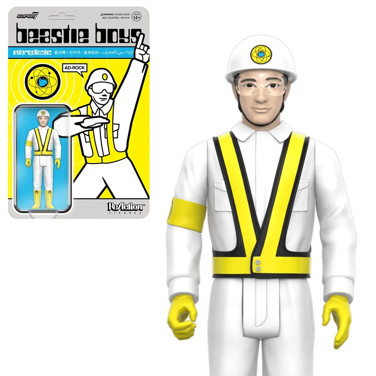 Beastie Boys 3 3/4"  Ad-Rock (Intergalactic Crossing Guard) ReAction Figure