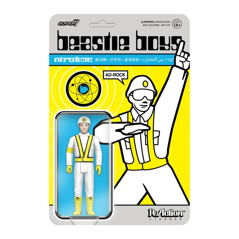 Beastie Boys 3 3/4"  Ad-Rock (Intergalactic Crossing Guard) ReAction Figure