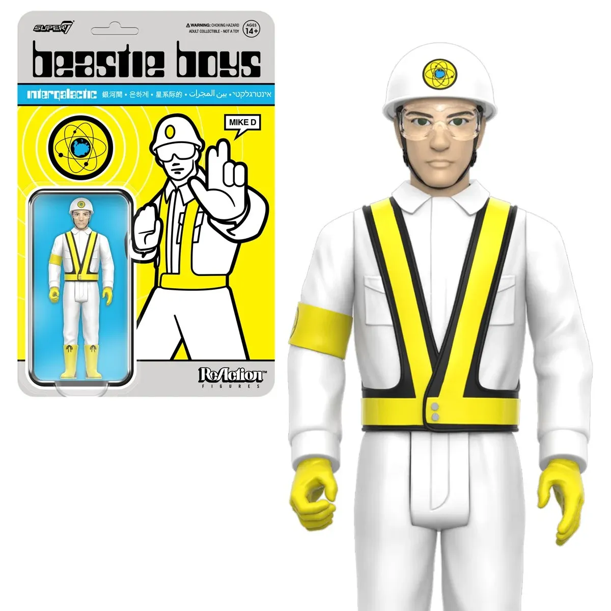 Beastie Boys 3 3/4" Mike D (Intergalactic Crossing Guard) ReAction Figure