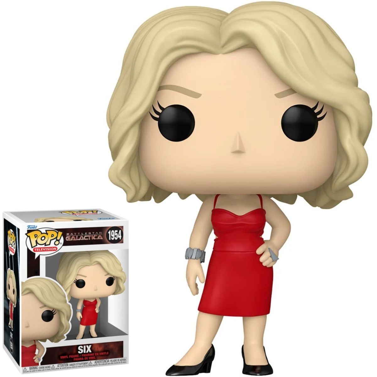 Battlestar Galactica 4 1/4"H SIX POP! Television Vinyl Figure #1954