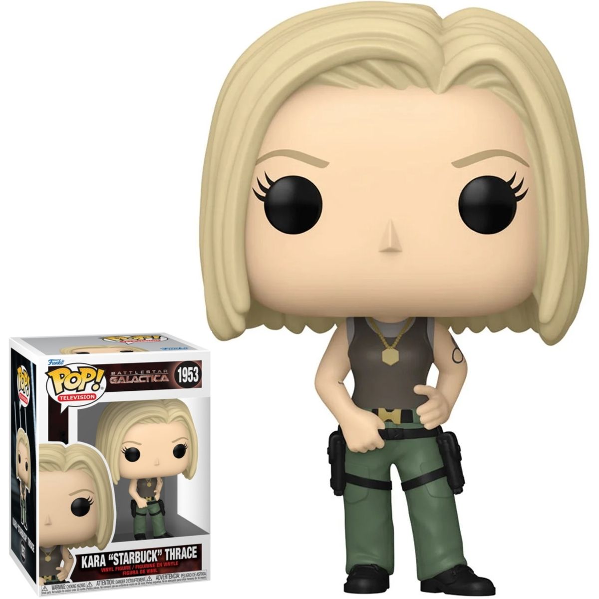 Battlestar Galactica 4"H Kara "Starbuck" Thrace POP! Television Vinyl Figure #1953