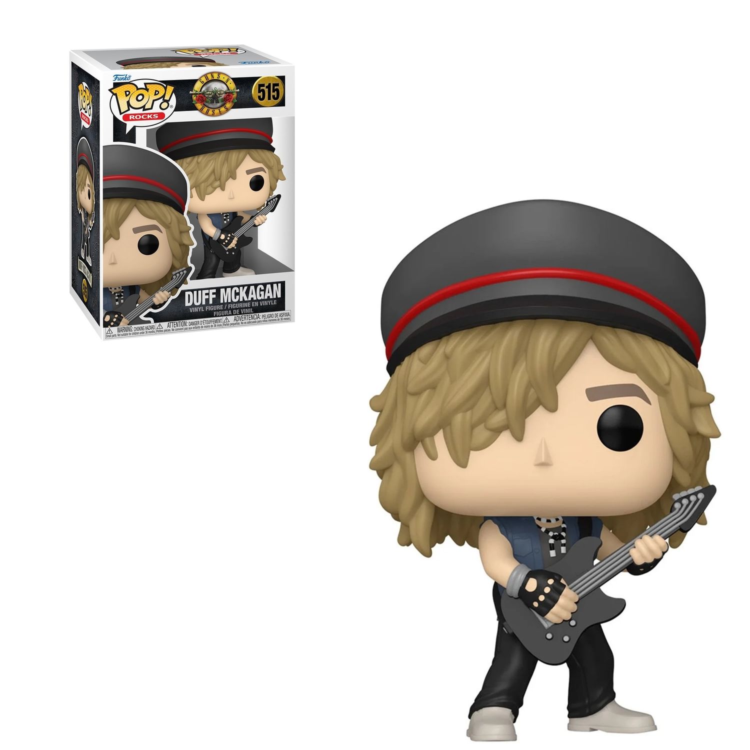 Guns N' Roses Duff McKagan (1985) 4 3/4"H POP! Rocks Vinyl Figure #515