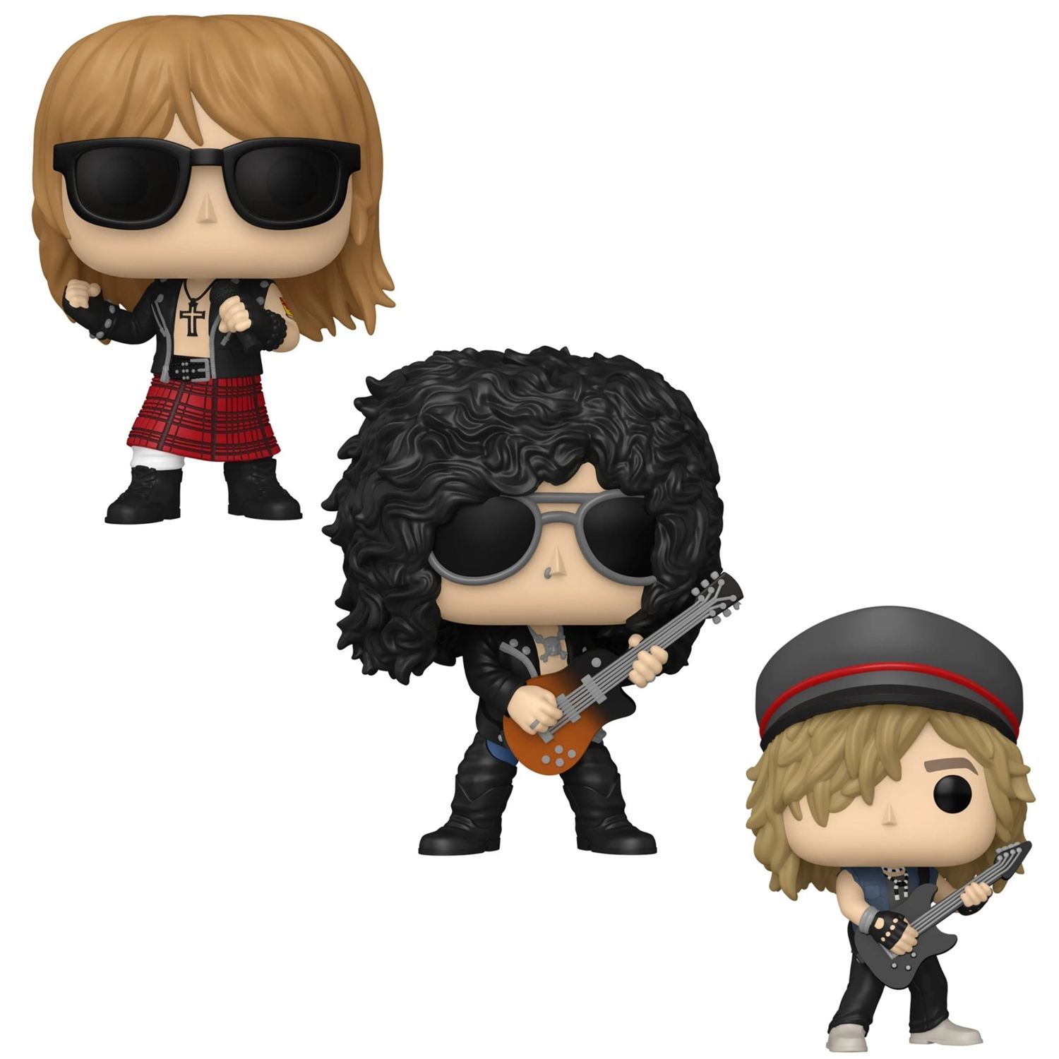 Guns N' Roses Set of 3 Wave 3 POP! Rocks Vinyl Figures #513, #514, #515