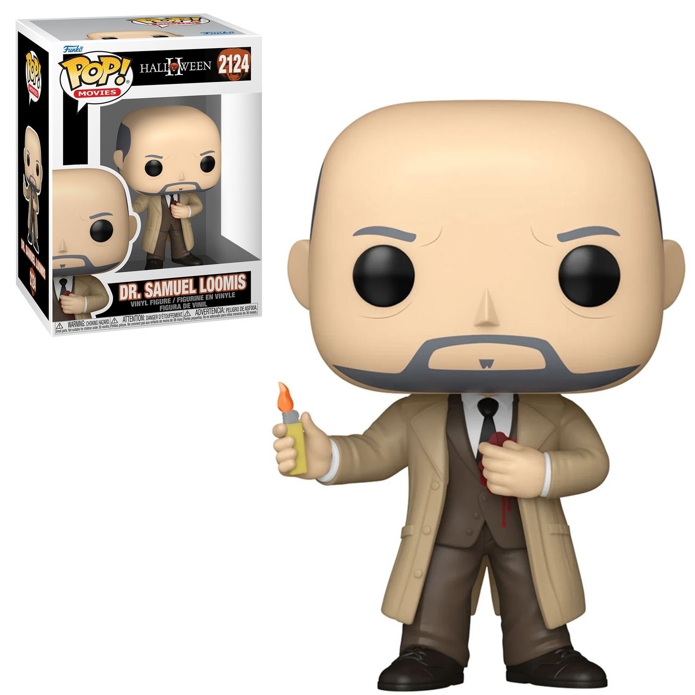 Halloween II -  Dr. Samuel Loomis 3 3/4"H POP! Movies Vinyl Figure #2124