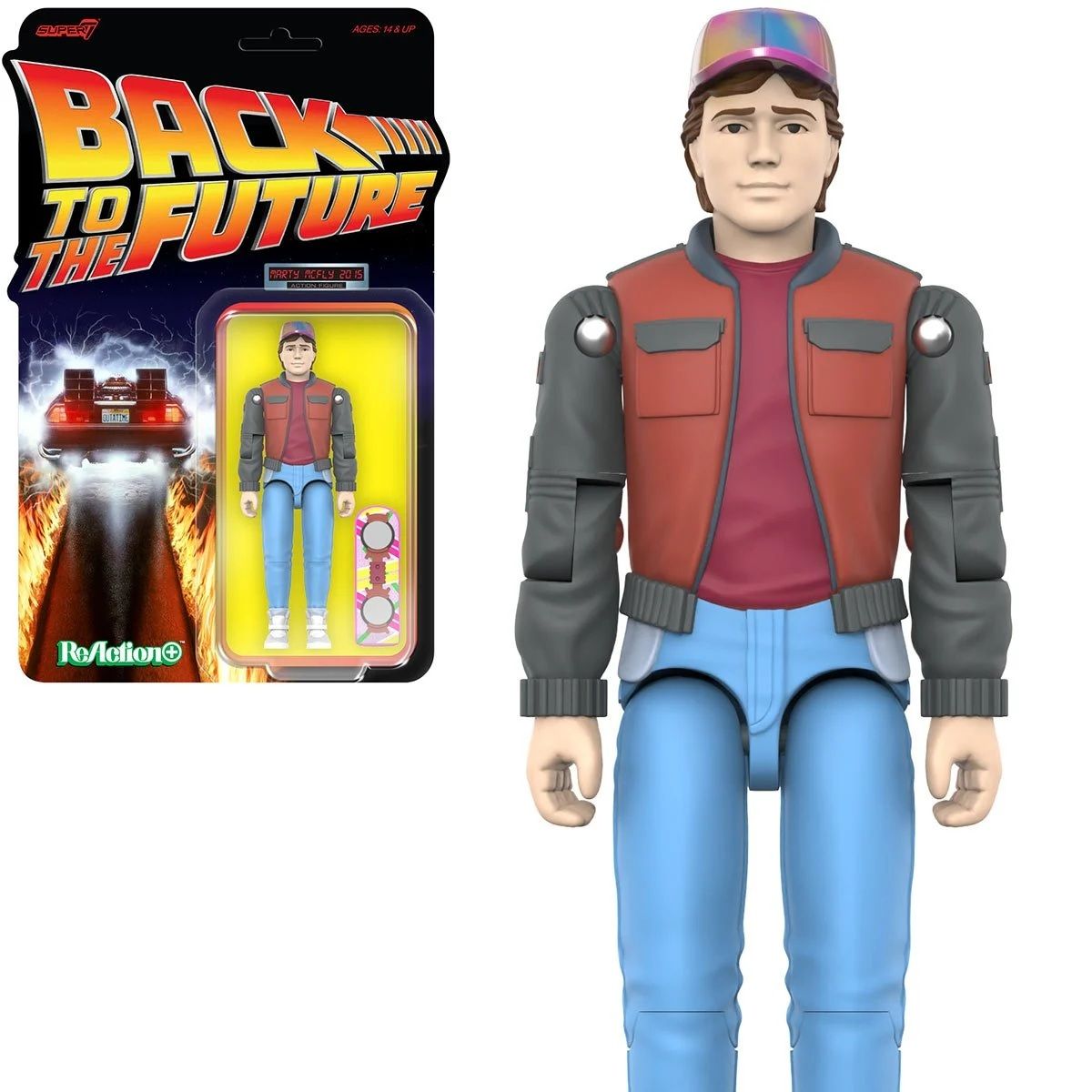 Back to the Future 3 3/4"H Marty McFly 2015 ReAction Figure