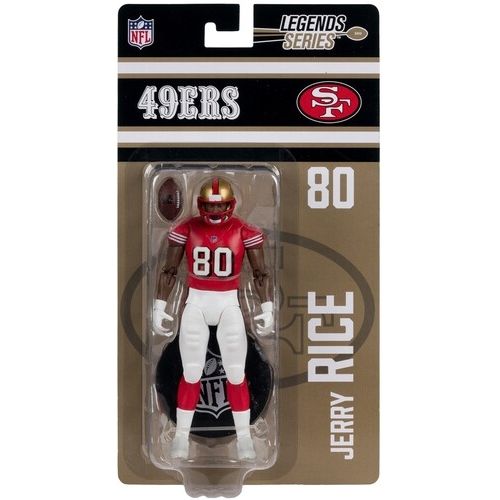 NFL Jerry Rice San Francisco 49ers 6"H Action Figure SportsPicks Legends Series by McFarlane