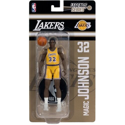 NBA Magic Johnson L.A. Lakers 6"H Action Figure SportsPicks Legends Series by McFarlane
