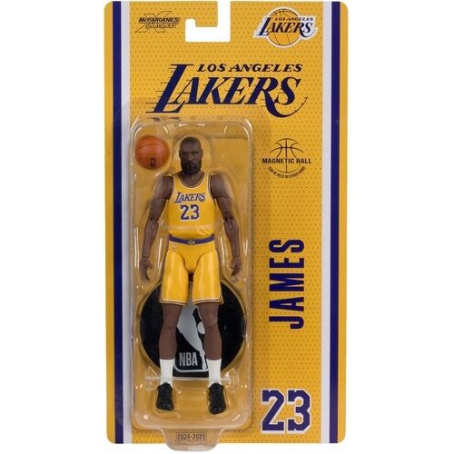 NBA LeBron James L.A. Lakers 6"H Action Figure SportsPicks Legends Series by McFarlane