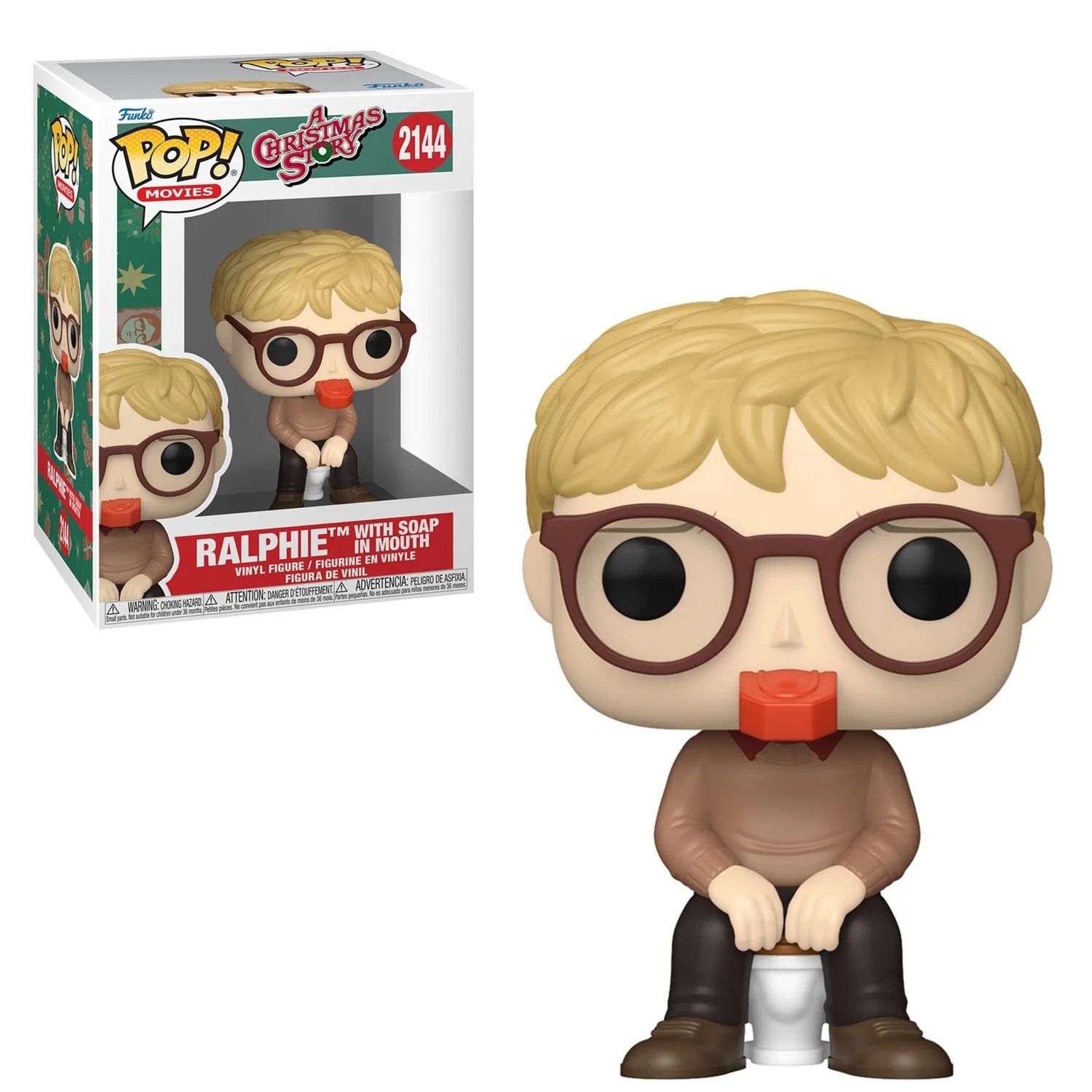 A Christmas Story Ralphie with Soap in Mouth 3 1/2"H POP! Movies Vinyl Figure #2144