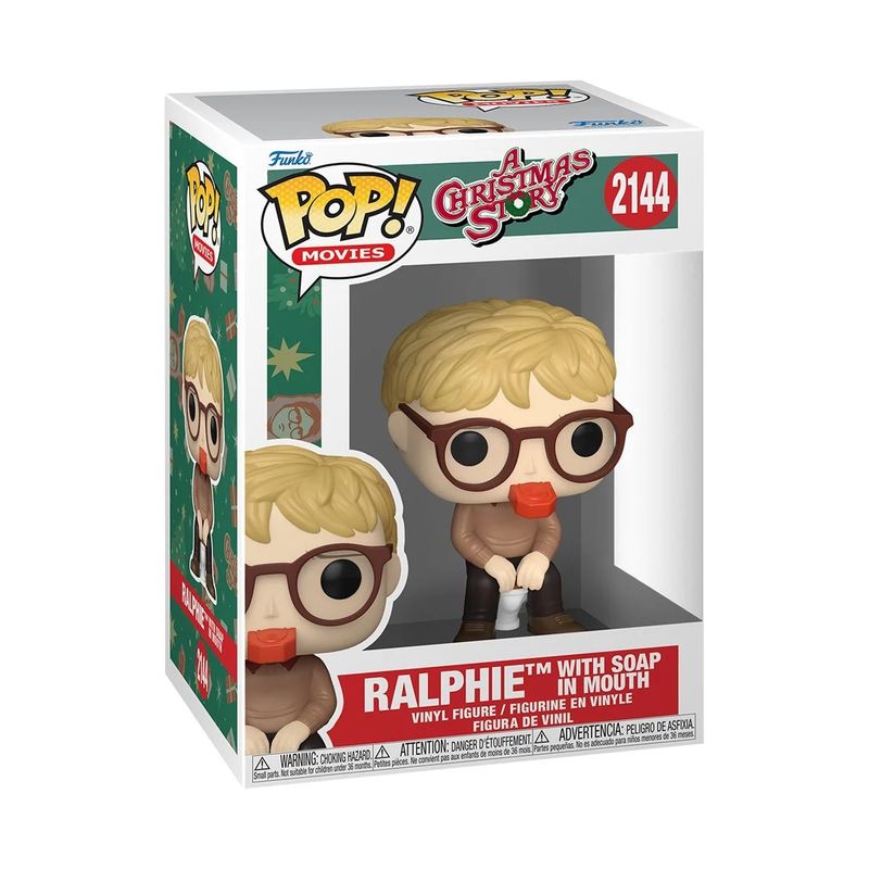 A Christmas Story Ralphie with Soap in Mouth 3 1/2"H POP! Movies Vinyl Figure #2144
