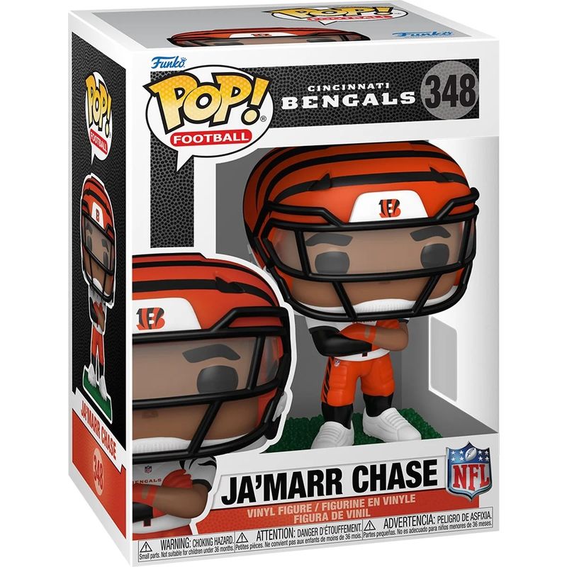 NFL Ja-Marr Chase Cincinnati Bengals 4"H POP! Vinyl Figure #348