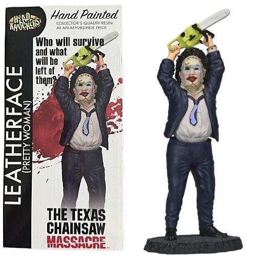 Texas Chainsaw Massacre Leatherface (Pretty Woman) 9"H Head Knockers Bobblehead Doll