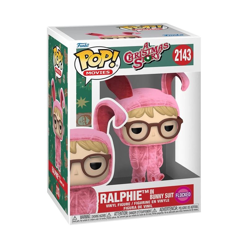 A Christmas Story Ralphie in Bunny Suit *FLOCKED* 4 3/4"H POP! Movies Vinyl Figure #2143