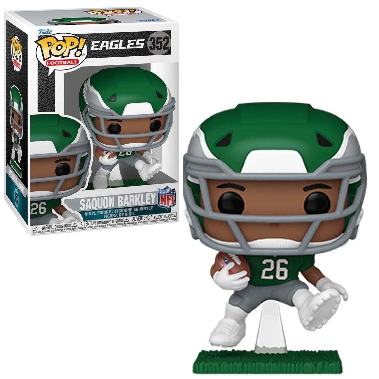 NFL Saquon Barkley Philadelphia Eagles 4"H POP! Vinyl Figure #352