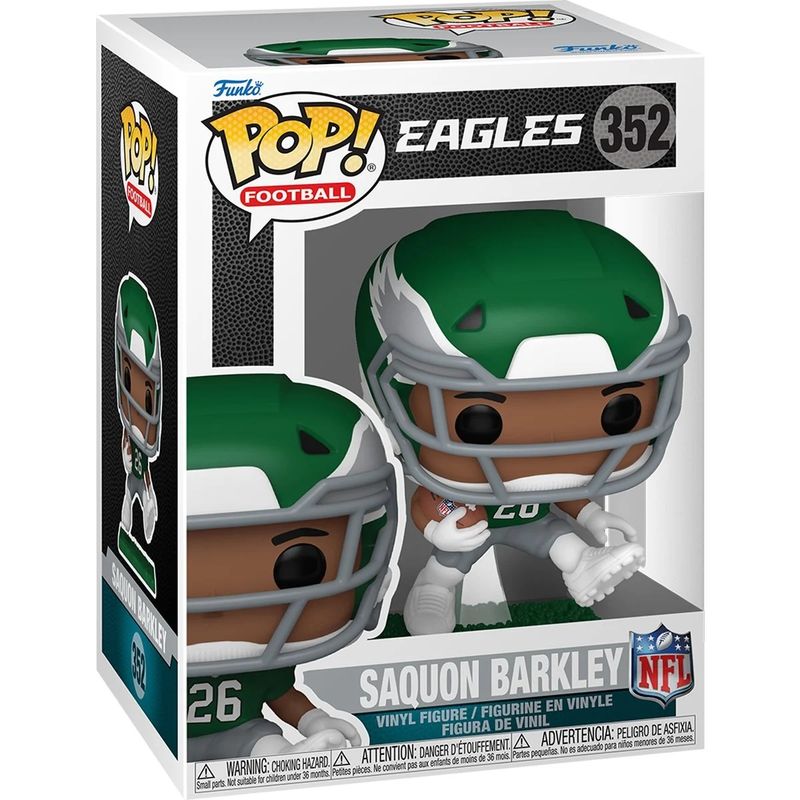 NFL Saquon Barkley Philadelphia Eagles 4"H POP! Vinyl Figure #352