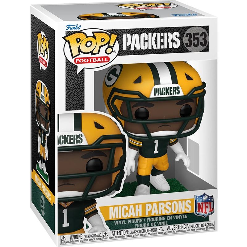 NFL Micah Parsons Green Bay Packers 4"H POP! Vinyl Figure #353