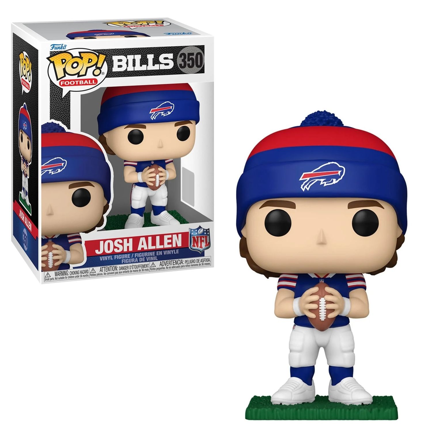 NFL Josh Allen (Beanie) - Buffalo Bills 3 3/4"H POP! Vinyl Figure #350