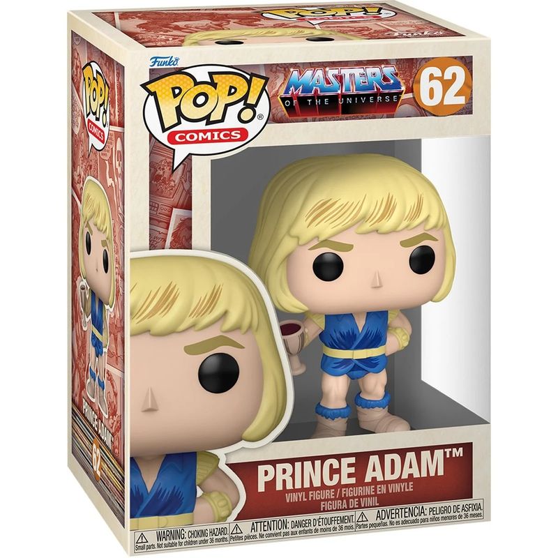 Masters of the Universe Prince Adam POP! Comics Vinyl Figure #62