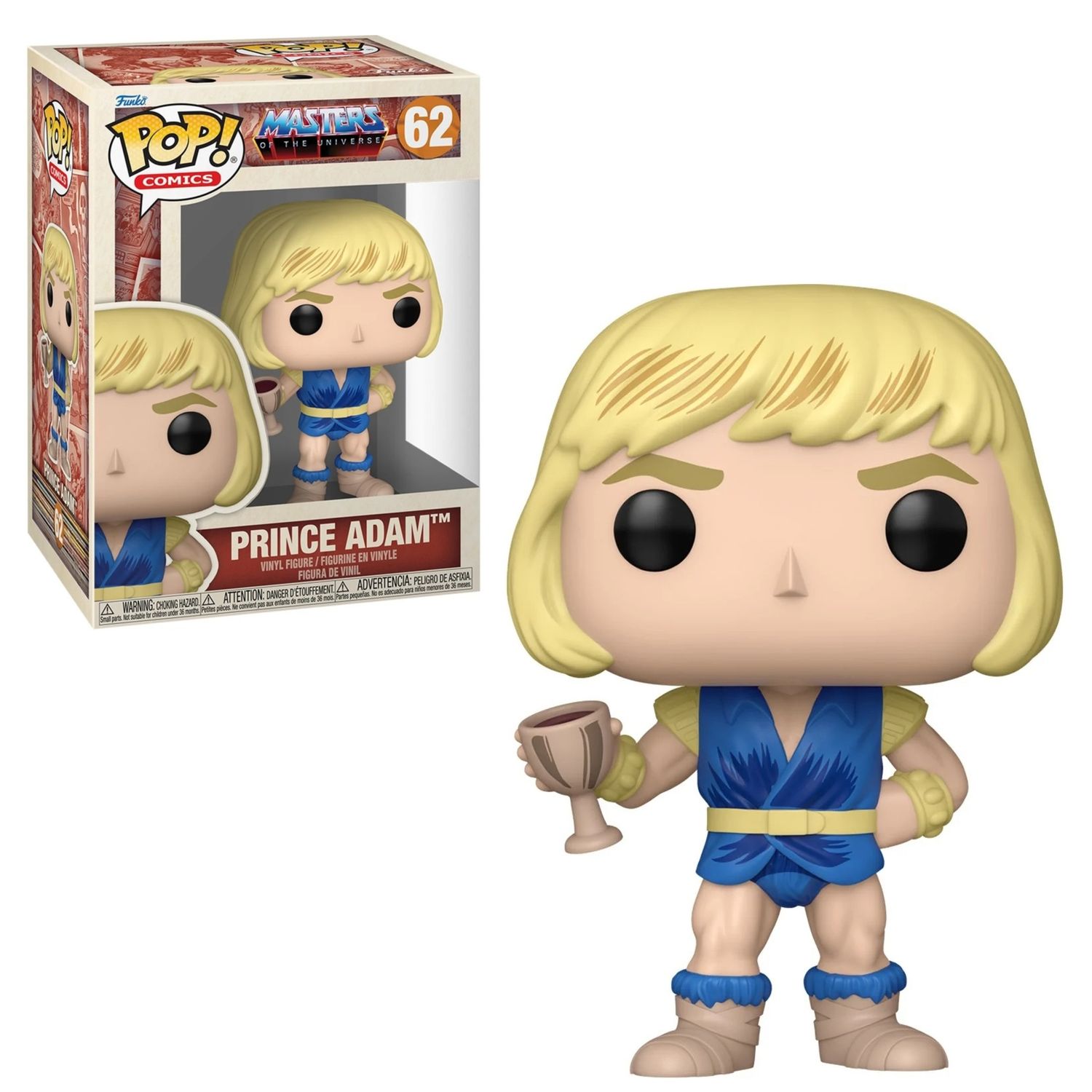 Masters of the Universe Prince Adam POP! Comics Vinyl Figure #62
