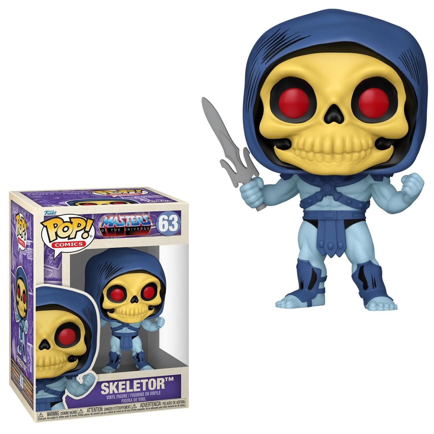 Masters of the Universe Skeletor POP! Comics Vinyl Figure #63