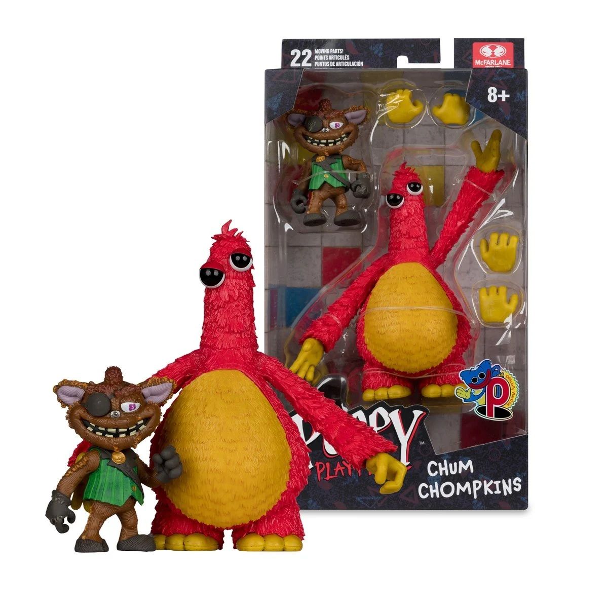 Poppy Playtime 7-Inch Scale Chum Chompkins Action Figure