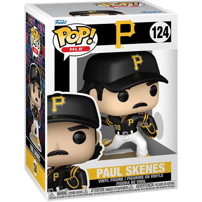 MLB Paul Skenes Pittsburgh Pirates 4"H POP! MLB Vinyl Figure #124