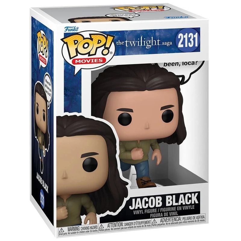 Twilight 5 1/4"H Jacob Black (Sayings) POP! Movies Vinyl Figure #2131 - Where the hell have you been, loca?